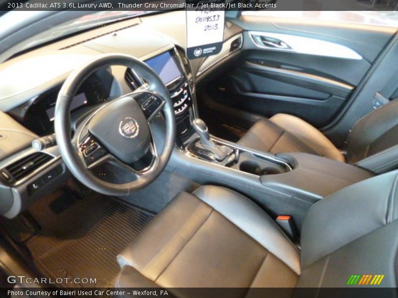Jet Black/Jet Black Accents Interior - 2013 ATS 3.6L Luxury AWD 