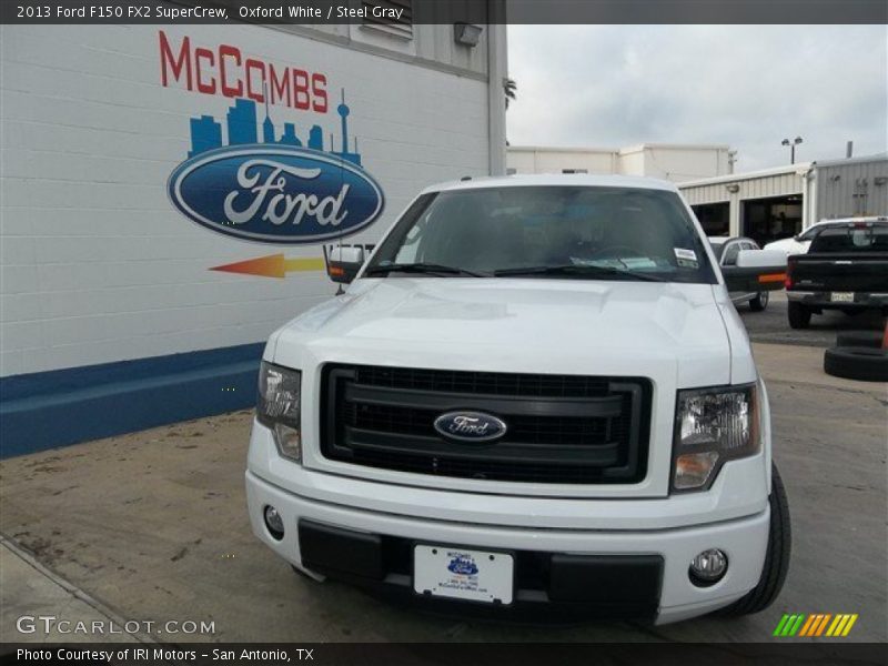 Oxford White / Steel Gray 2013 Ford F150 FX2 SuperCrew