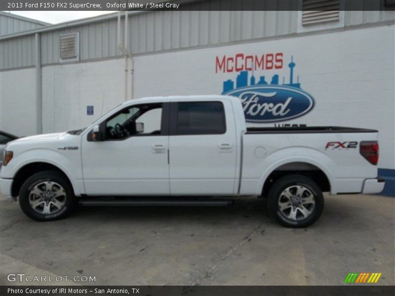 Oxford White / Steel Gray 2013 Ford F150 FX2 SuperCrew