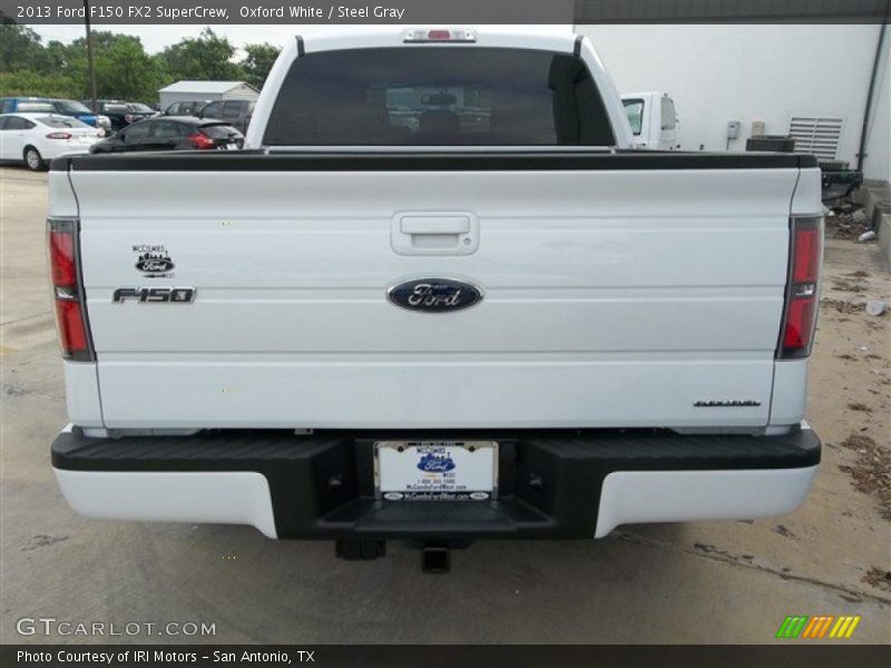 Oxford White / Steel Gray 2013 Ford F150 FX2 SuperCrew