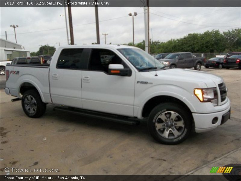 Oxford White / Steel Gray 2013 Ford F150 FX2 SuperCrew