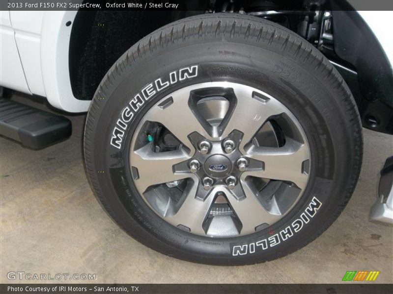 Oxford White / Steel Gray 2013 Ford F150 FX2 SuperCrew