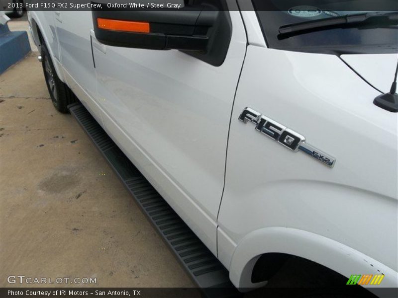 Oxford White / Steel Gray 2013 Ford F150 FX2 SuperCrew