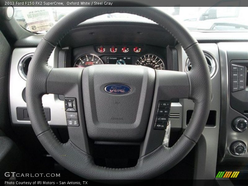 Oxford White / Steel Gray 2013 Ford F150 FX2 SuperCrew