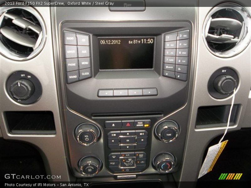 Oxford White / Steel Gray 2013 Ford F150 FX2 SuperCrew