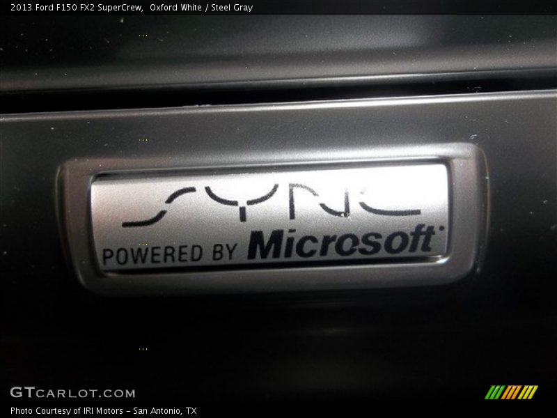 Oxford White / Steel Gray 2013 Ford F150 FX2 SuperCrew