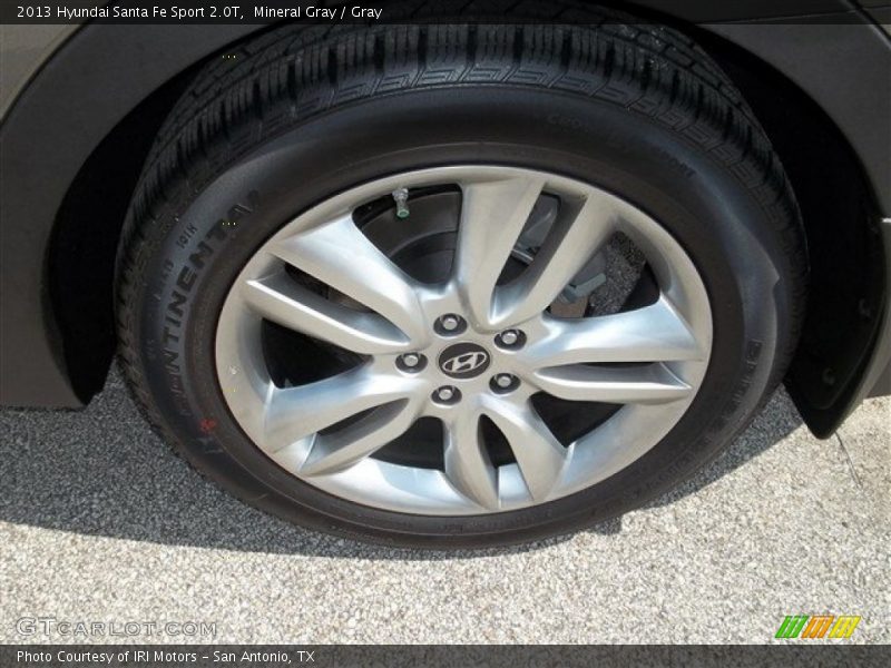 Mineral Gray / Gray 2013 Hyundai Santa Fe Sport 2.0T