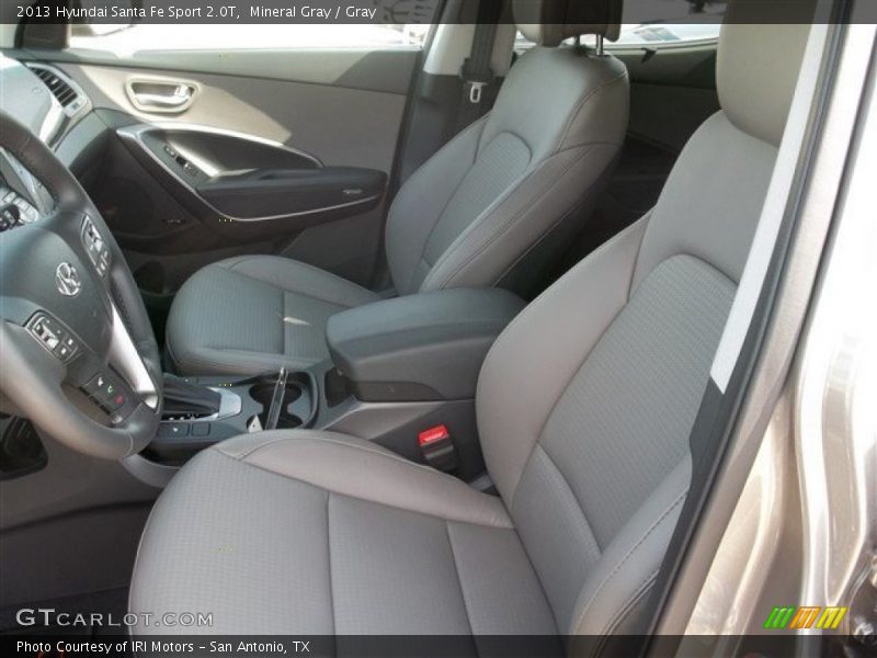 Mineral Gray / Gray 2013 Hyundai Santa Fe Sport 2.0T