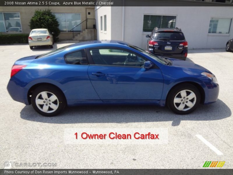 Azure Blue Metallic / Charcoal 2008 Nissan Altima 2.5 S Coupe