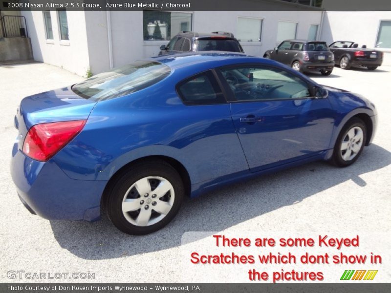Azure Blue Metallic / Charcoal 2008 Nissan Altima 2.5 S Coupe