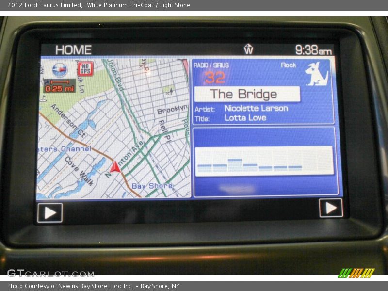 Navigation of 2012 Taurus Limited