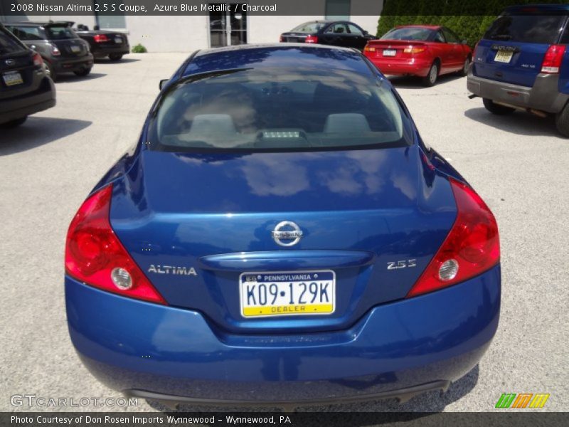 Azure Blue Metallic / Charcoal 2008 Nissan Altima 2.5 S Coupe