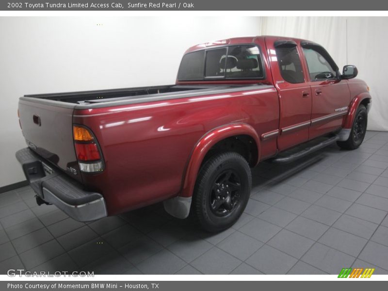 Sunfire Red Pearl / Oak 2002 Toyota Tundra Limited Access Cab