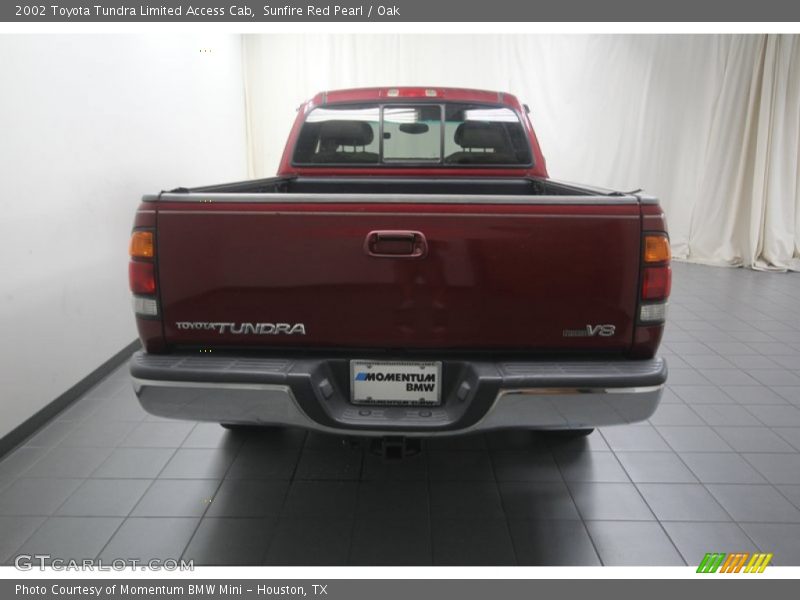 Sunfire Red Pearl / Oak 2002 Toyota Tundra Limited Access Cab