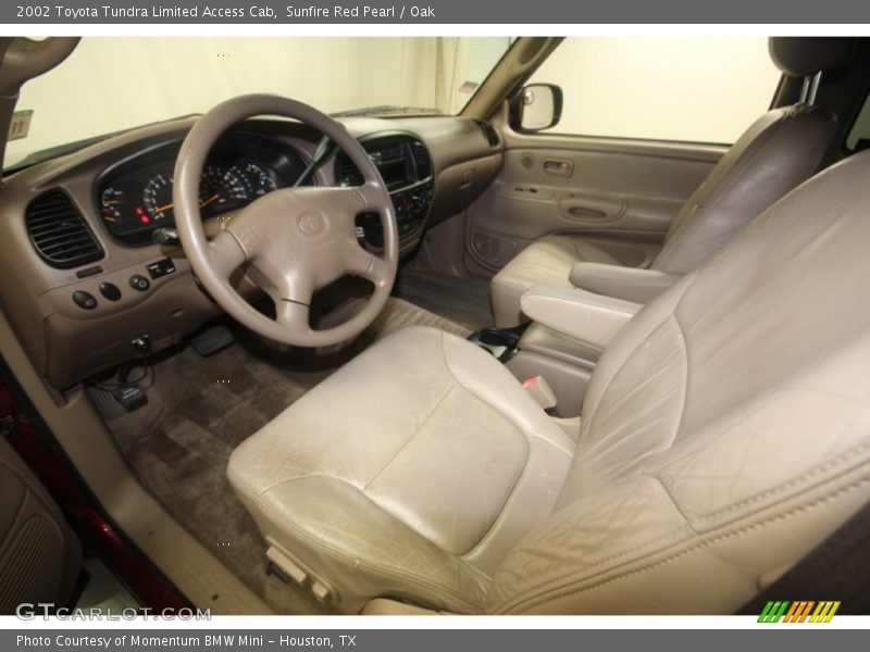 Sunfire Red Pearl / Oak 2002 Toyota Tundra Limited Access Cab