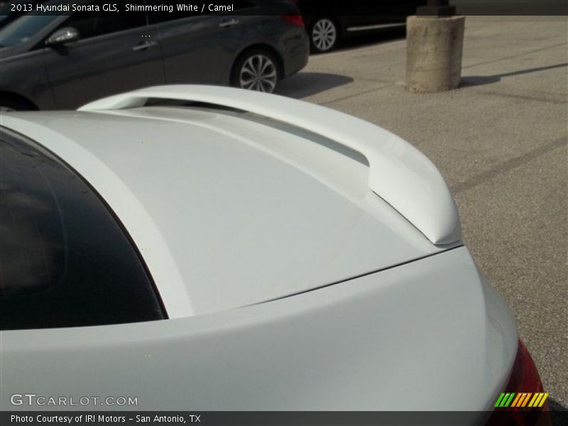 Shimmering White / Camel 2013 Hyundai Sonata GLS