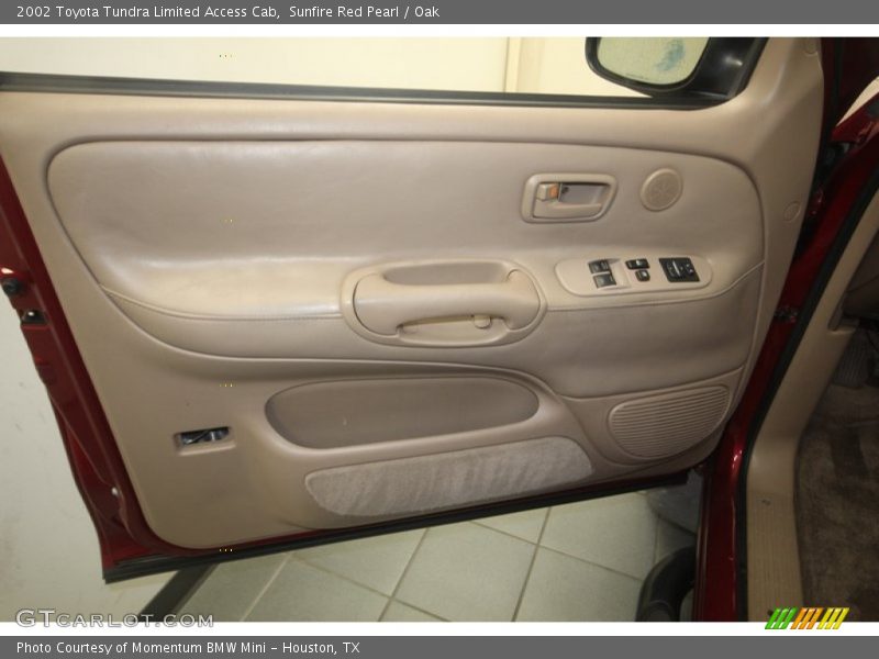 Sunfire Red Pearl / Oak 2002 Toyota Tundra Limited Access Cab