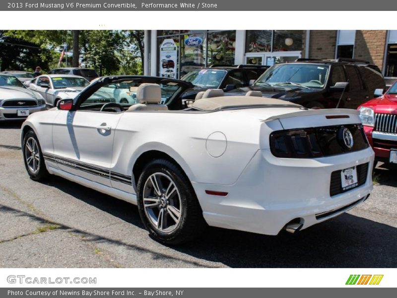 Performance White / Stone 2013 Ford Mustang V6 Premium Convertible