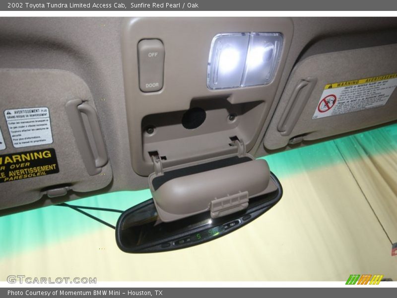 Sunfire Red Pearl / Oak 2002 Toyota Tundra Limited Access Cab