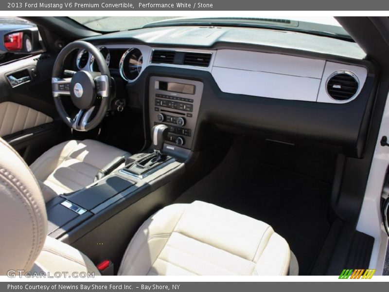 Performance White / Stone 2013 Ford Mustang V6 Premium Convertible