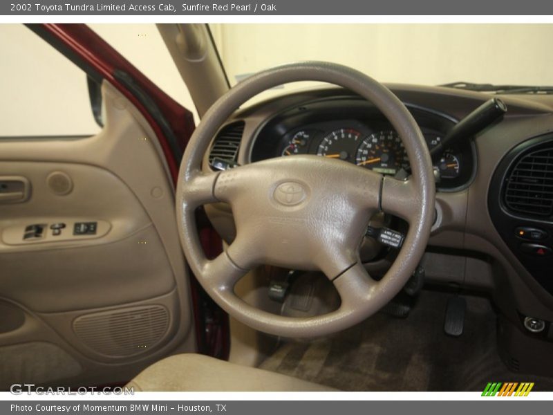 Sunfire Red Pearl / Oak 2002 Toyota Tundra Limited Access Cab