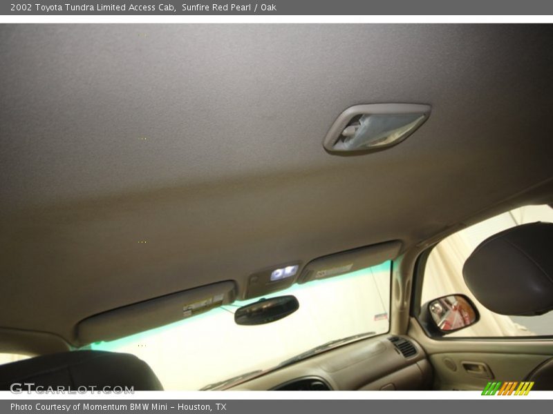 Sunfire Red Pearl / Oak 2002 Toyota Tundra Limited Access Cab