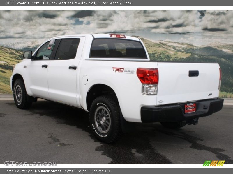 Super White / Black 2010 Toyota Tundra TRD Rock Warrior CrewMax 4x4
