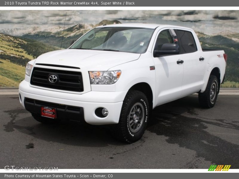 Super White / Black 2010 Toyota Tundra TRD Rock Warrior CrewMax 4x4