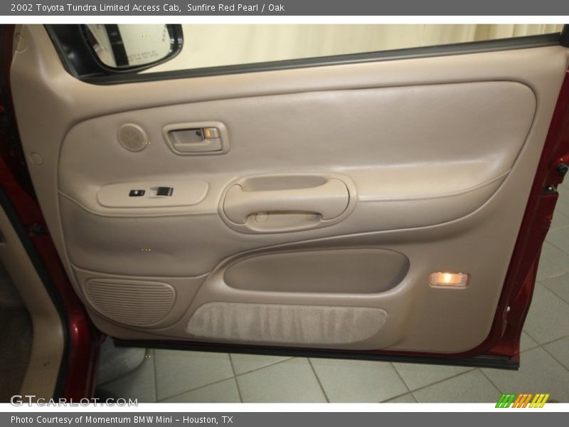 Sunfire Red Pearl / Oak 2002 Toyota Tundra Limited Access Cab