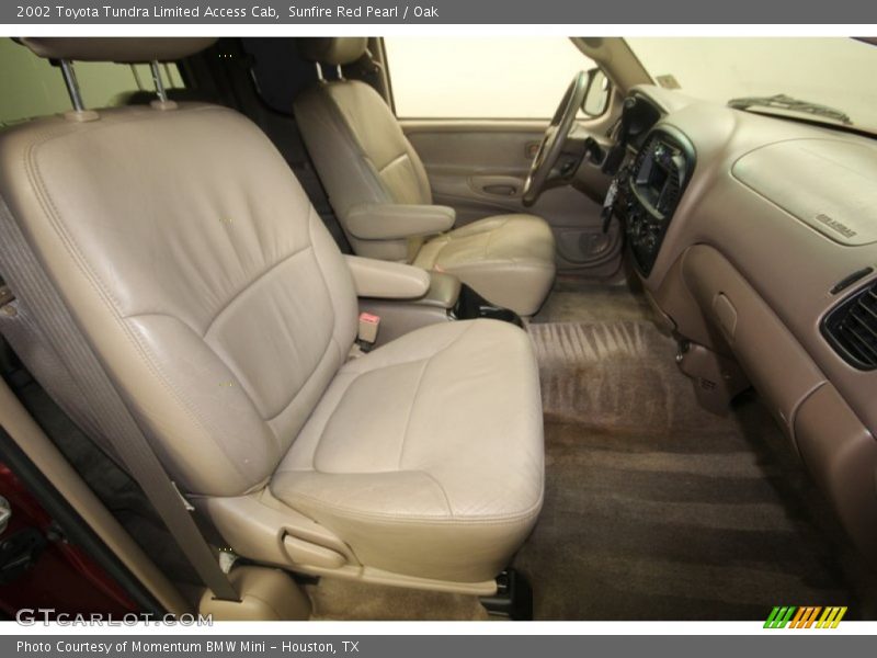Sunfire Red Pearl / Oak 2002 Toyota Tundra Limited Access Cab