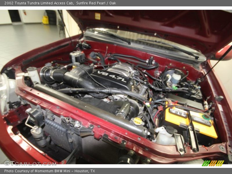 Sunfire Red Pearl / Oak 2002 Toyota Tundra Limited Access Cab
