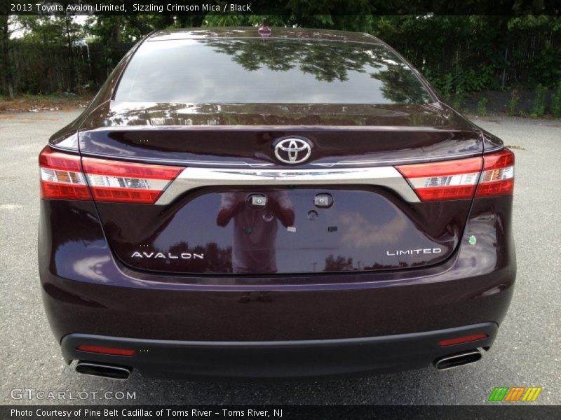 Sizzling Crimson Mica / Black 2013 Toyota Avalon Limited