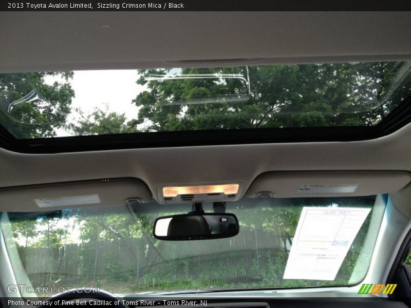 Sizzling Crimson Mica / Black 2013 Toyota Avalon Limited