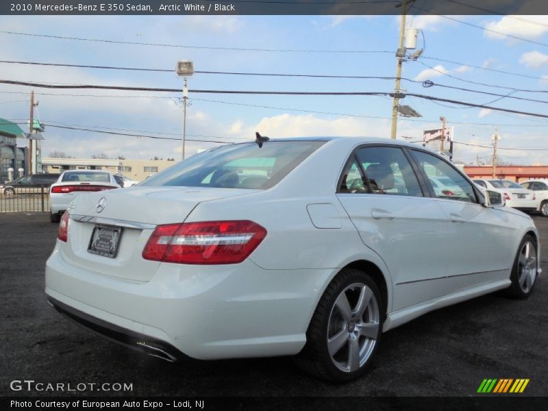 Arctic White / Black 2010 Mercedes-Benz E 350 Sedan