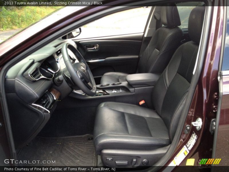 Front Seat of 2013 Avalon Limited