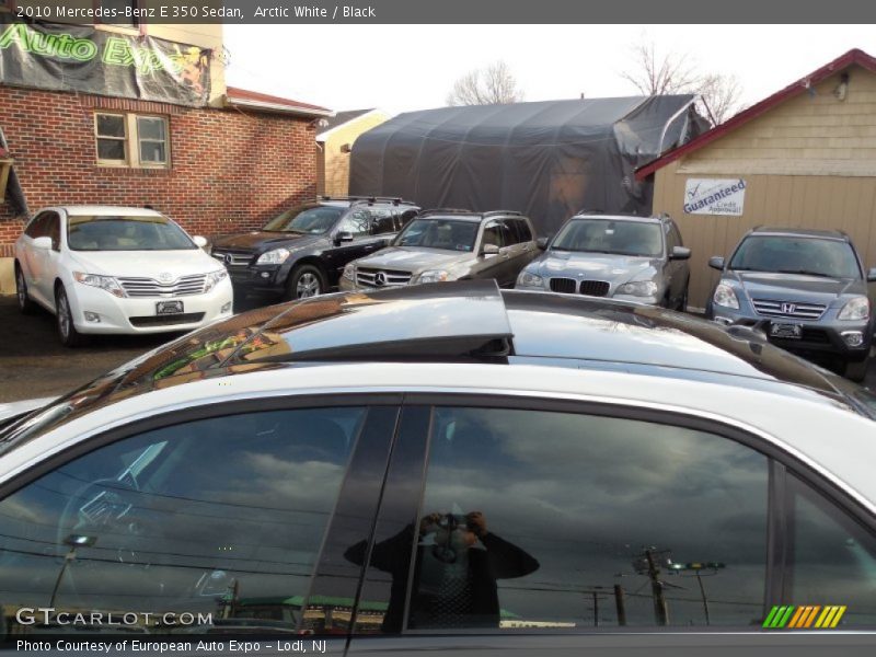 Arctic White / Black 2010 Mercedes-Benz E 350 Sedan