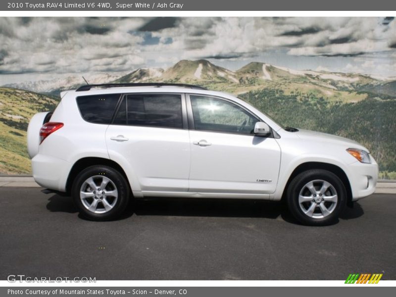 Super White / Ash Gray 2010 Toyota RAV4 Limited V6 4WD