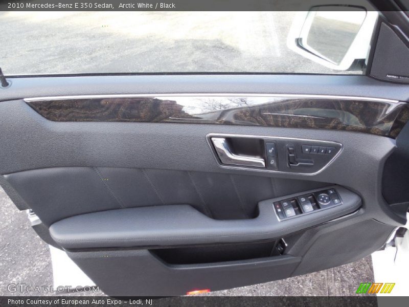 Arctic White / Black 2010 Mercedes-Benz E 350 Sedan