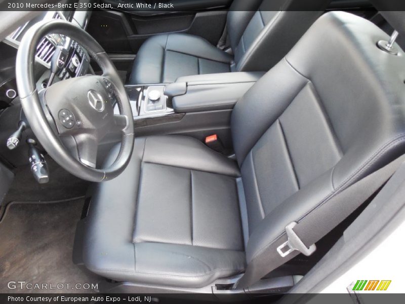 Arctic White / Black 2010 Mercedes-Benz E 350 Sedan