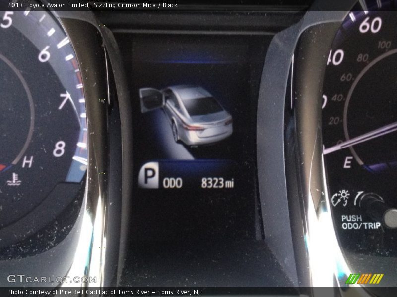 Sizzling Crimson Mica / Black 2013 Toyota Avalon Limited