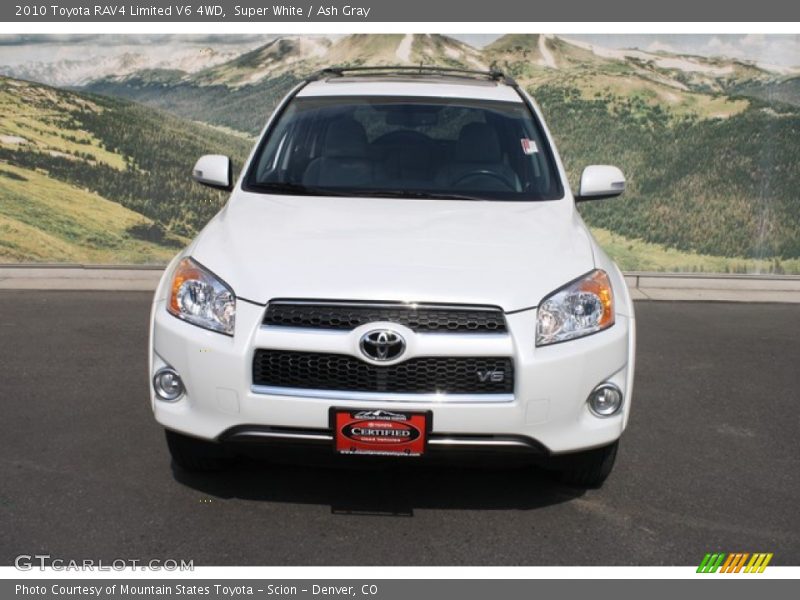 Super White / Ash Gray 2010 Toyota RAV4 Limited V6 4WD