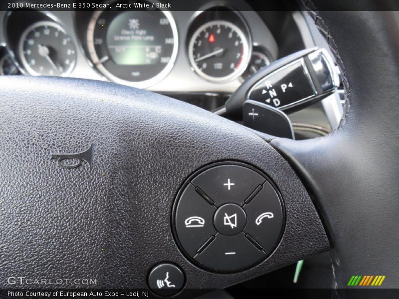 Arctic White / Black 2010 Mercedes-Benz E 350 Sedan