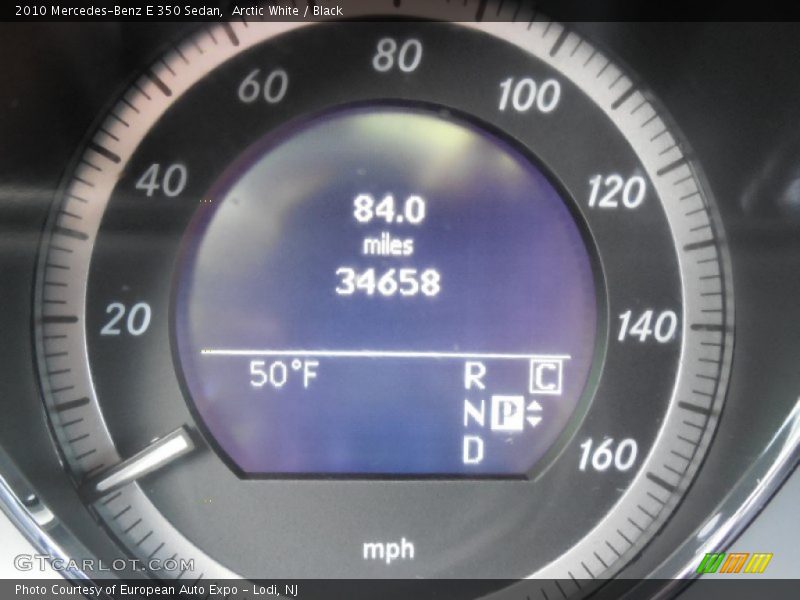 Arctic White / Black 2010 Mercedes-Benz E 350 Sedan