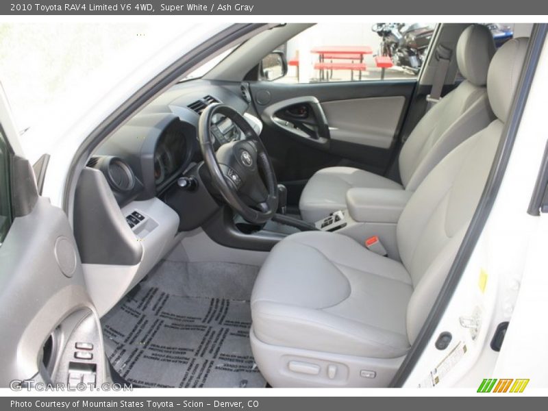 Super White / Ash Gray 2010 Toyota RAV4 Limited V6 4WD