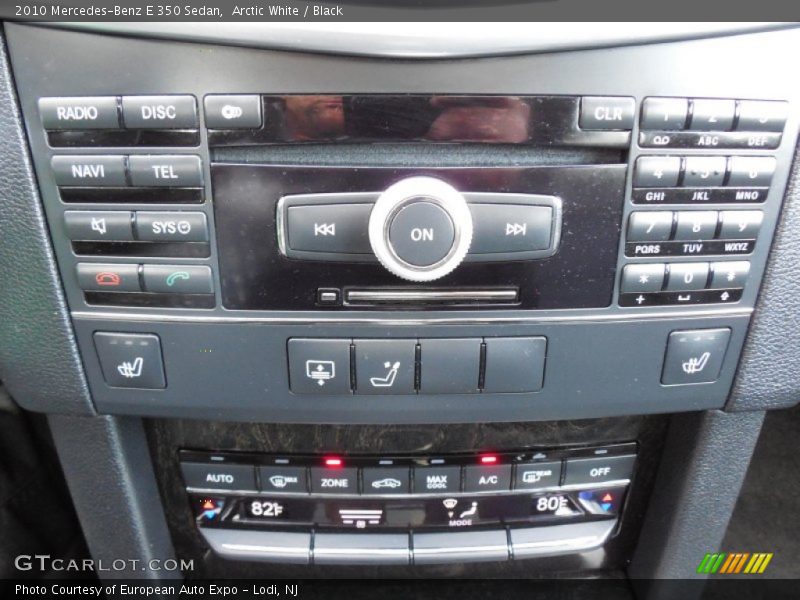 Arctic White / Black 2010 Mercedes-Benz E 350 Sedan
