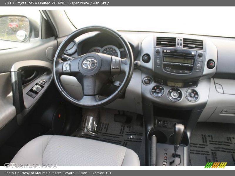 Super White / Ash Gray 2010 Toyota RAV4 Limited V6 4WD