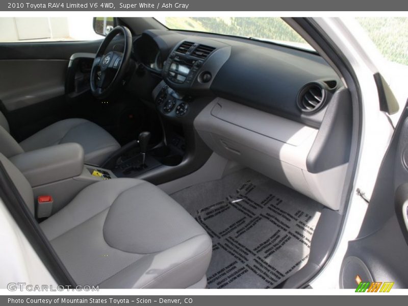 Super White / Ash Gray 2010 Toyota RAV4 Limited V6 4WD