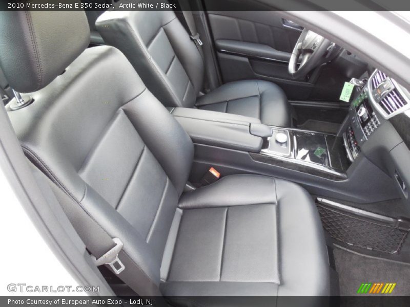 Arctic White / Black 2010 Mercedes-Benz E 350 Sedan