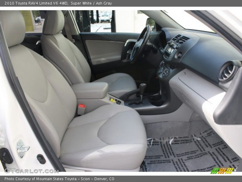 Super White / Ash Gray 2010 Toyota RAV4 Limited V6 4WD
