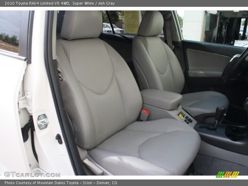 Super White / Ash Gray 2010 Toyota RAV4 Limited V6 4WD